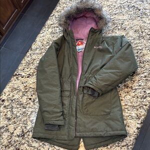 Columbia Purple Jacket with Silver Accents